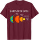 Earth's Crust Layers of The Earth Geology Science Nerd Gift Small T-Shirt - T-Shirt | Maroon