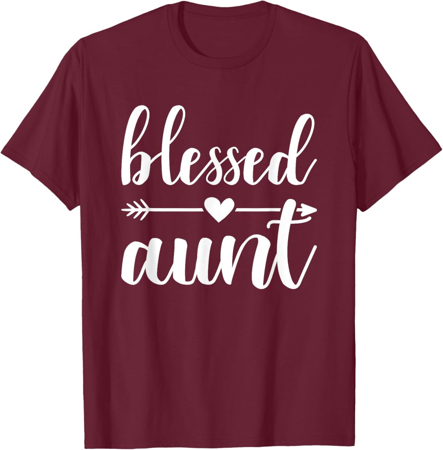 Blessed aunt T-Shirt - T-Shirt | Maroon
