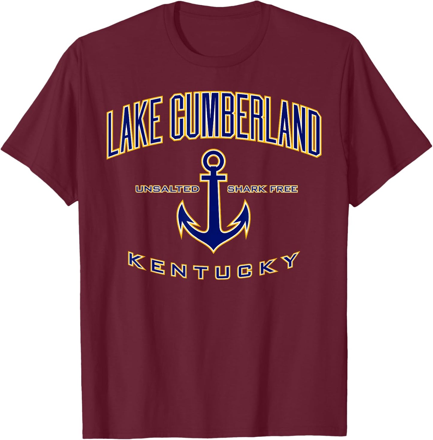 Lake Cumberland Shirt , Men, Girls & Boys T-Shirt - T-Shirt | Maroon