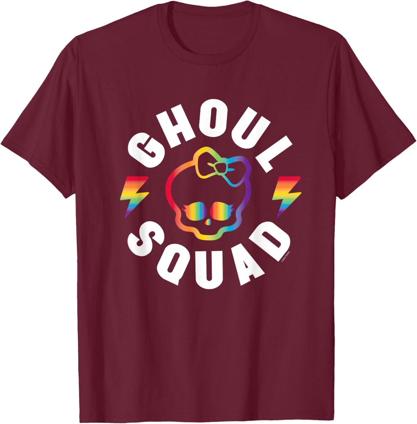 Monster High - Pride Ghoul Squad T-Shirt - T-Shirt | Maroon