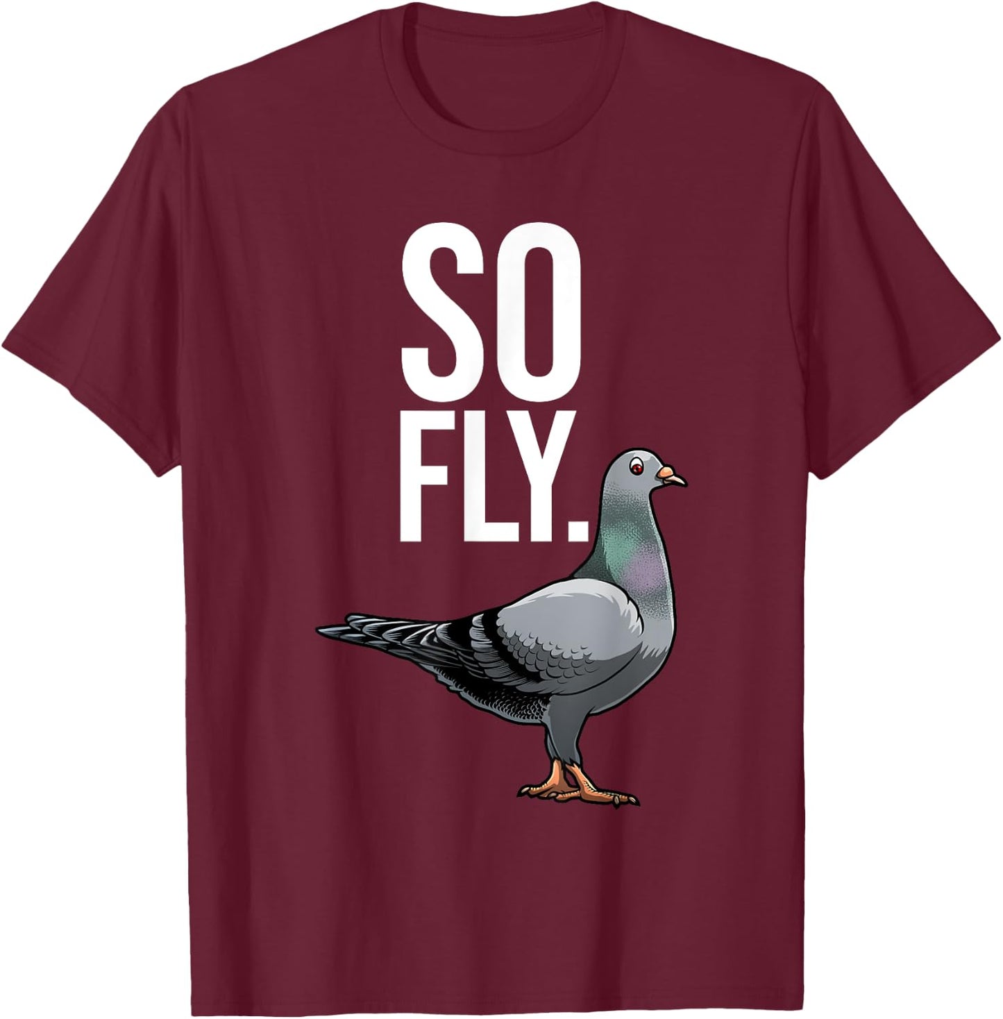 Cool Pigeon Women Breeder Birdwatching Pigeon Racing T-Shirt - T-Shirt | Maroon