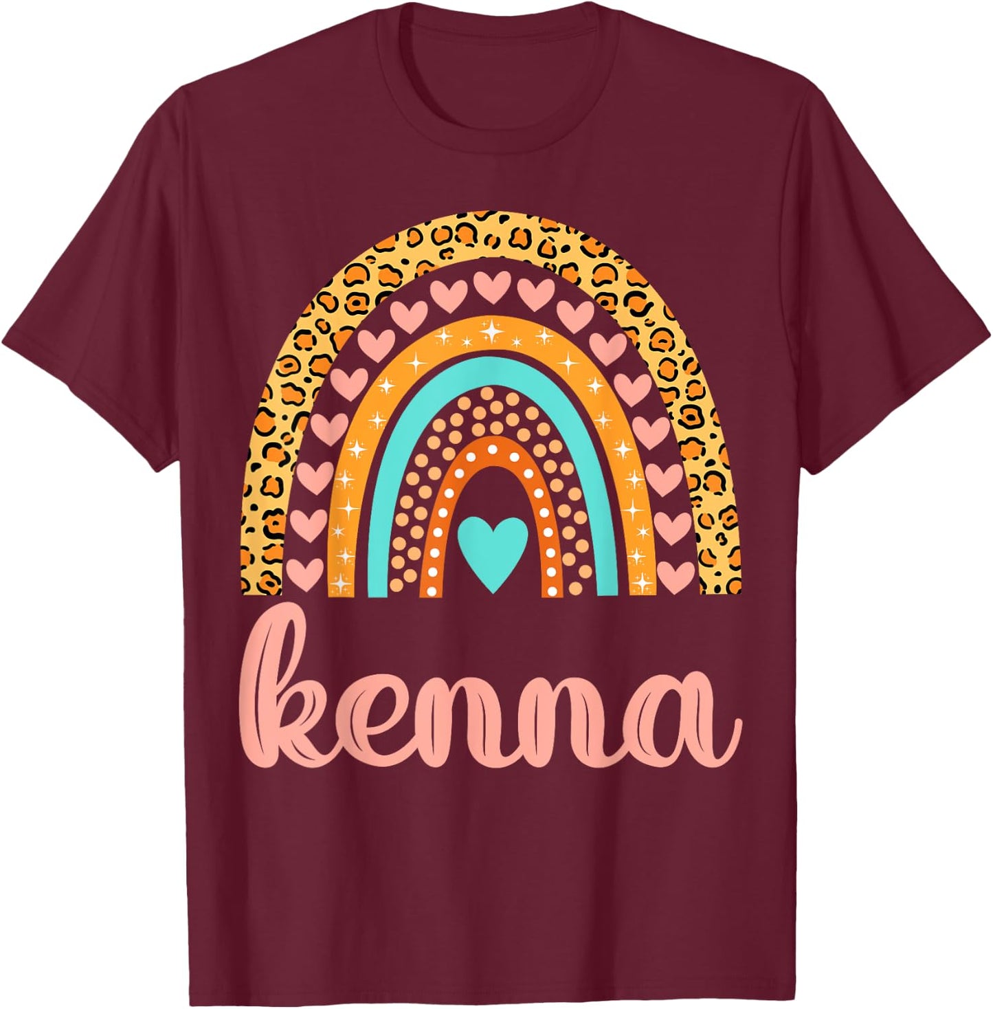 Kenna Kenna Name Birthday Shirt Gift T-Shirt - T-Shirt | Maroon