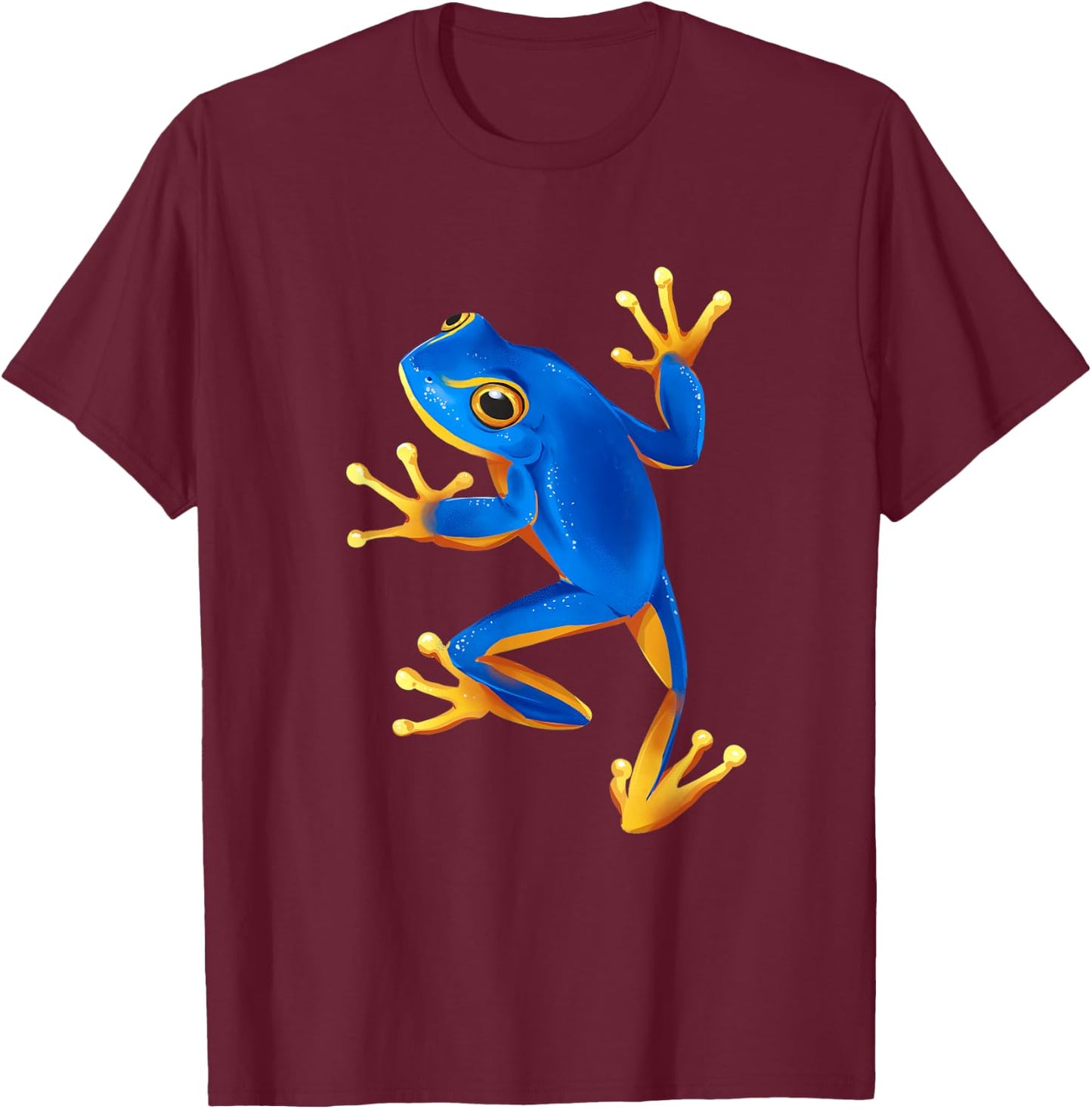 Poison Dart Frog Frogs T-Shirt - T-Shirt | Maroon