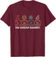 Vintage The Coolest Element Periodic Table Chemist Teacher T-Shirt - T-Shirt | Maroon