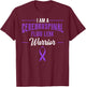 Cerebrospinal Fluid Leak Awareness Supporter CSFL Warrior T-Shirt - T-Shirt | Maroon