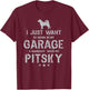 Funny Pitsky Dad Garage Men Hang T-Shirt - T-Shirt | Maroon
