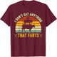 I don't eat anything that farts World Vegetarian Day T-Shirt - T-Shirt | Maroon