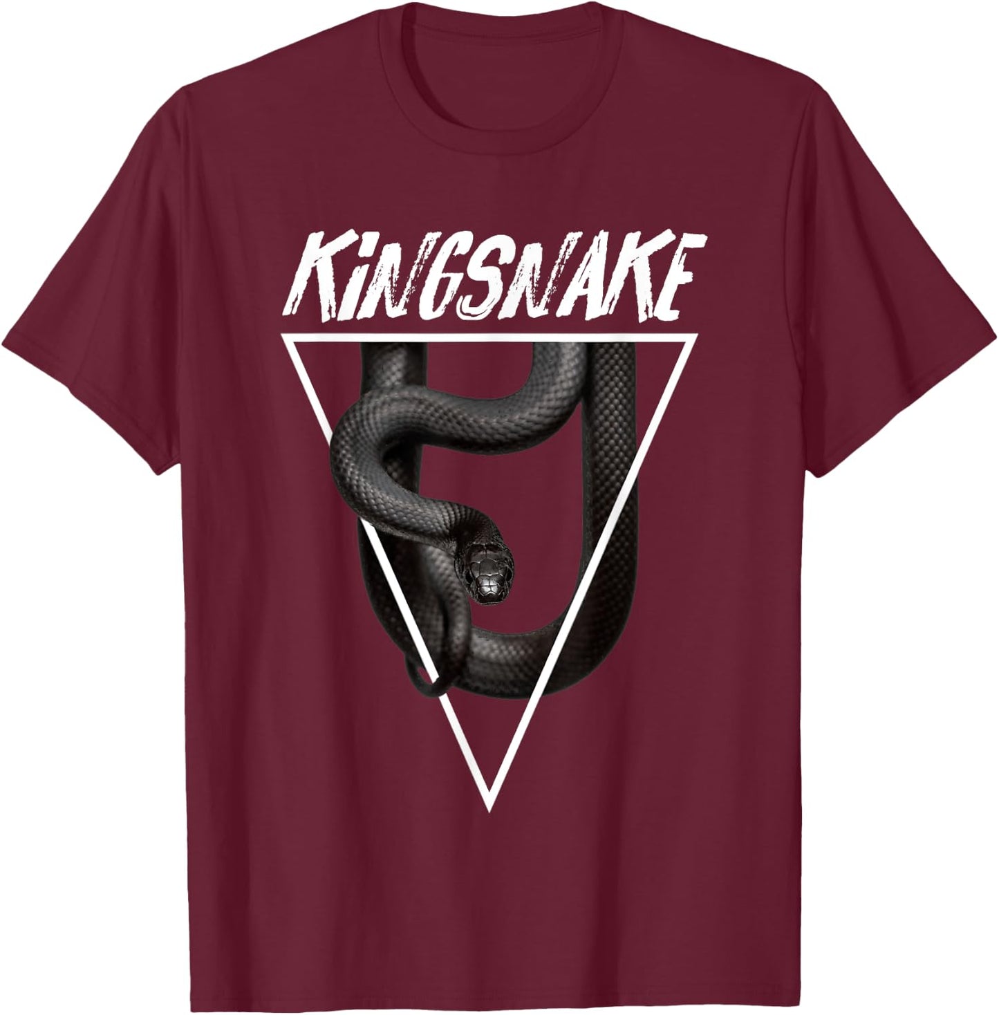 Mexican Black Kingsnake Snake Owner T-Shirt - T-Shirt | Maroon