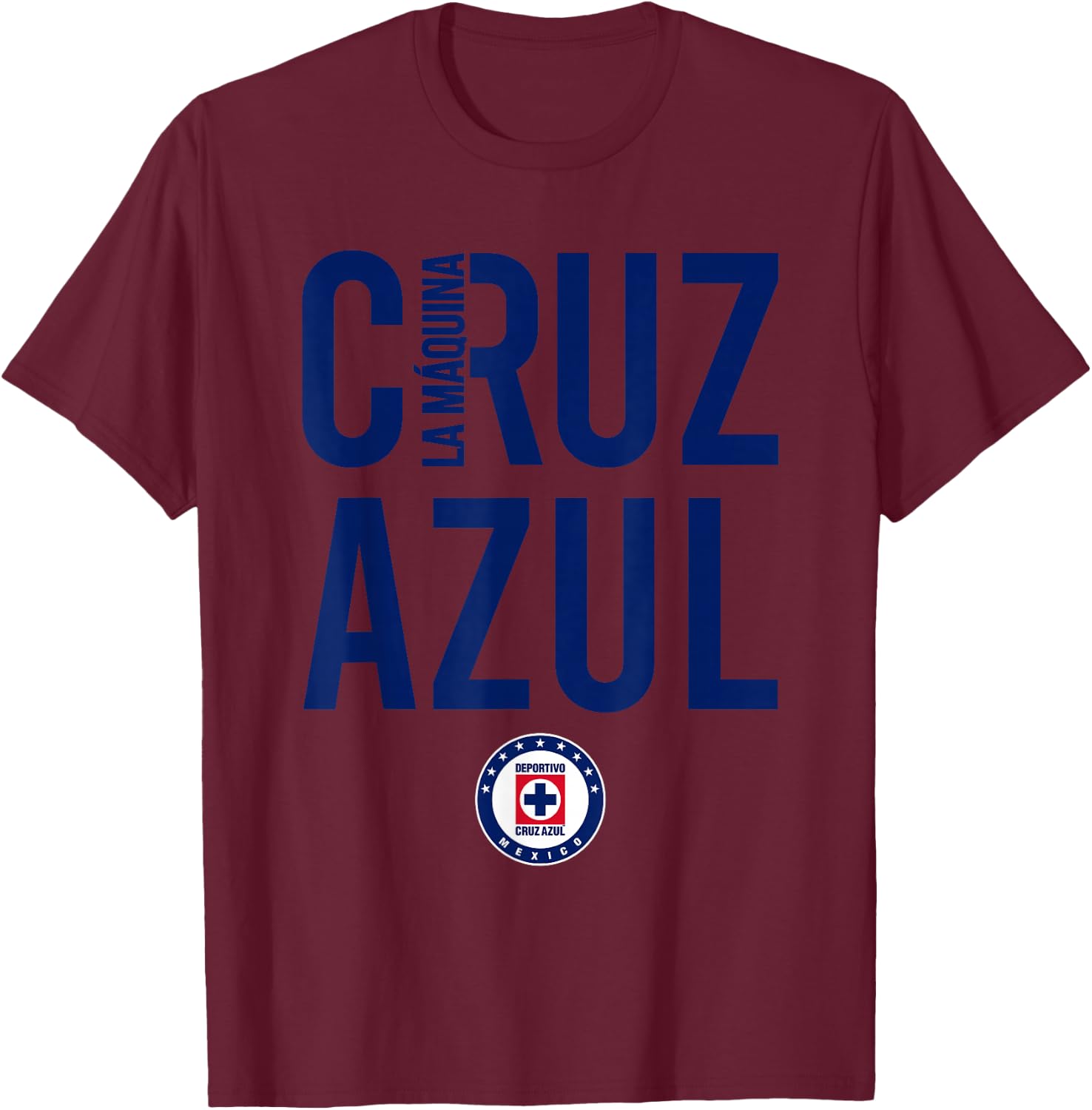 Cruz Azul - Score Big with Our Exclusive Collection T-Shirt - T-Shirt | Maroon