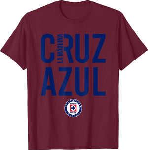 Cruz Azul - Score Big with Our Exclusive Collection T-Shirt - T-Shirt | Maroon