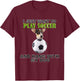Play Soccer Hang W Dog Rat Terrier T-Shirt - T-Shirt | Maroon
