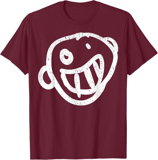 Vintage Hatchet Ben Face T-Shirt - T-Shirt | Maroon