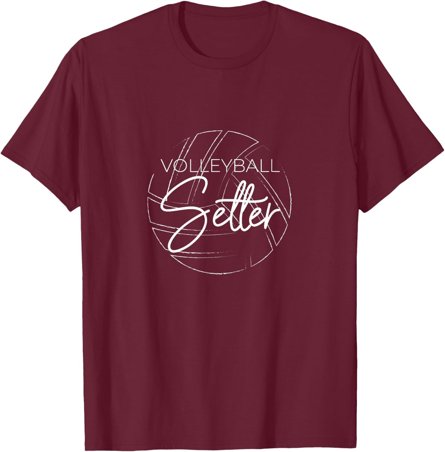 Volleyball Setter T-Shirt - T-Shirt | Maroon