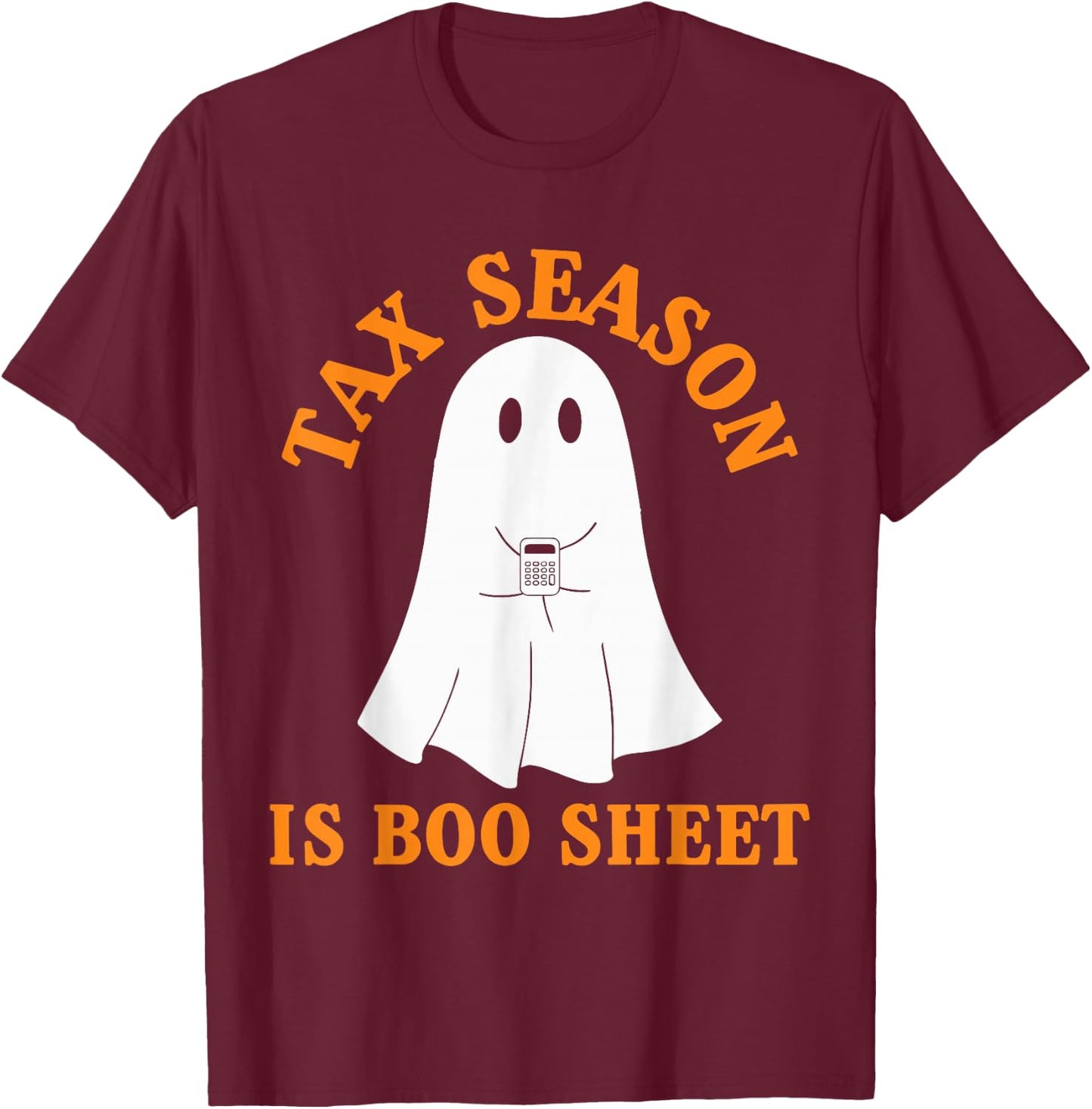 Certified Public Accountant CPA Halloween Funny Accountant T-Shirt - T-Shirt | Maroon