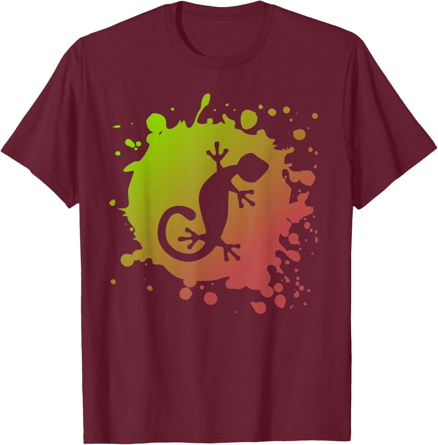Lizard terrarium reptiles T-Shirt - T-Shirt | Maroon