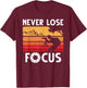 Cool Photography Art Women Photographer Camera Lover T-Shirt - T-Shirt | Maroon