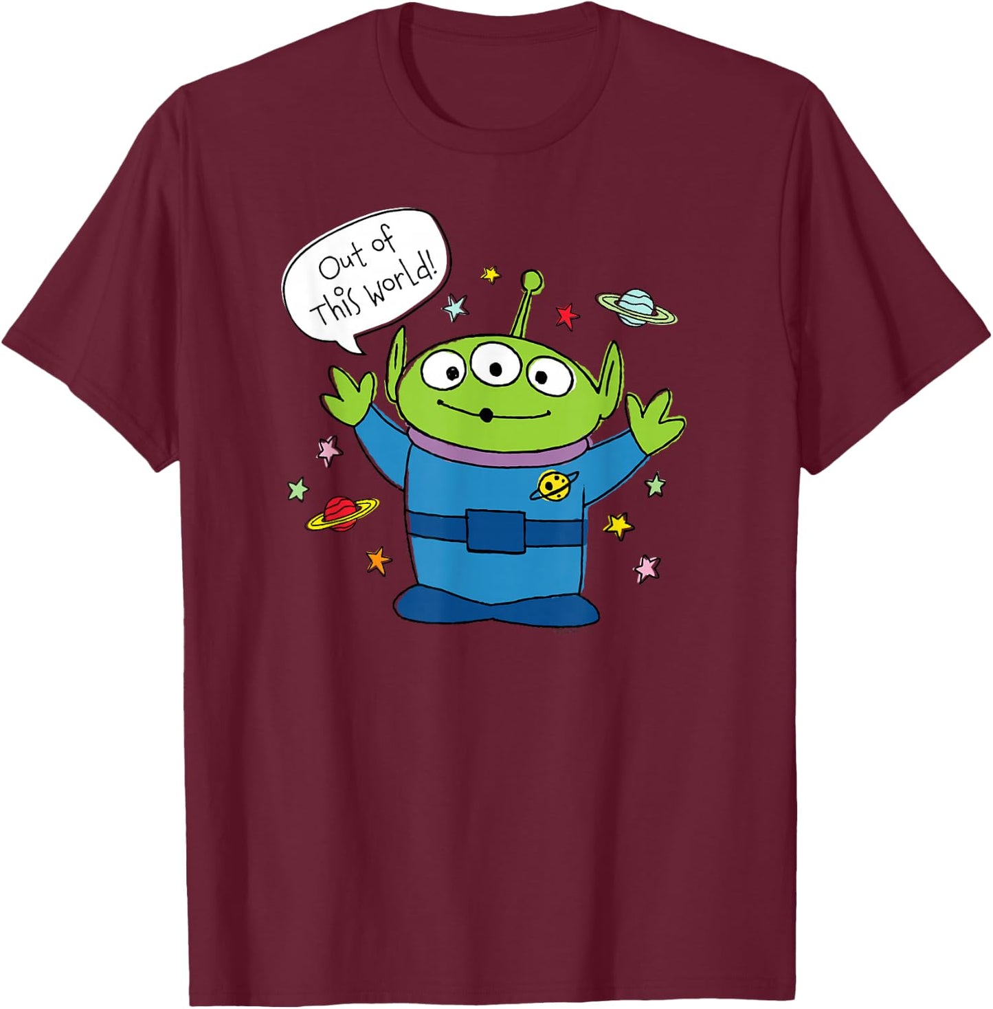 Disney PIXAR Toy Story Aliens Out of this World T-Shirt - T-Shirt | Maroon
