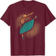 Funny Yoga Ballet Skeleton Ballerina T-Shirt - T-Shirt | Maroon