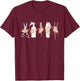 Barber's Tools - Floral Hairdresser Hairstylist Haircutter T-Shirt - T-Shirt | Maroon
