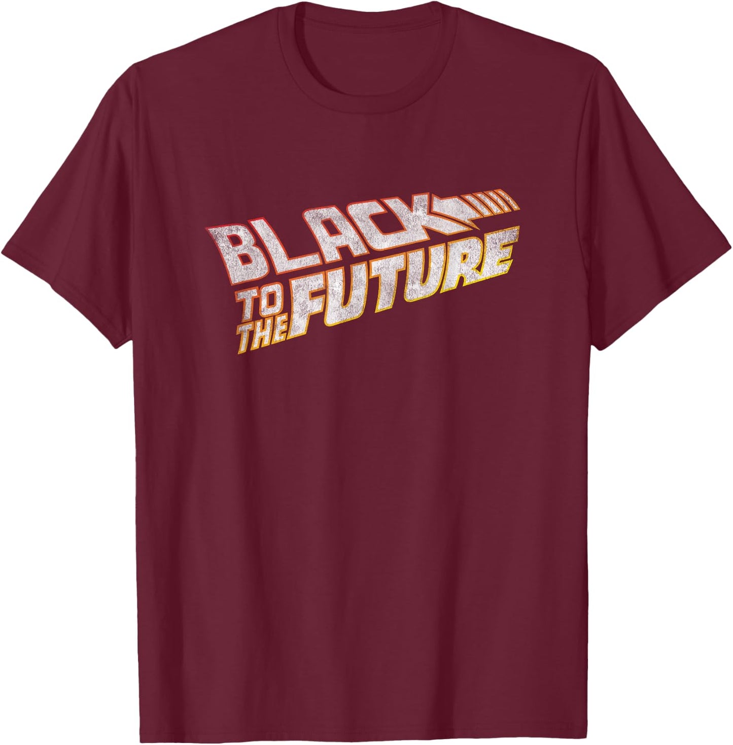 Black To The Future Funny Afrofuturism Shirt T-Shirt - T-Shirt | Maroon