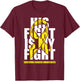 Sarcoma Bone Cancer Awareness Yellow Ribbon His Fight Gift T-Shirt - T-Shirt | Maroon