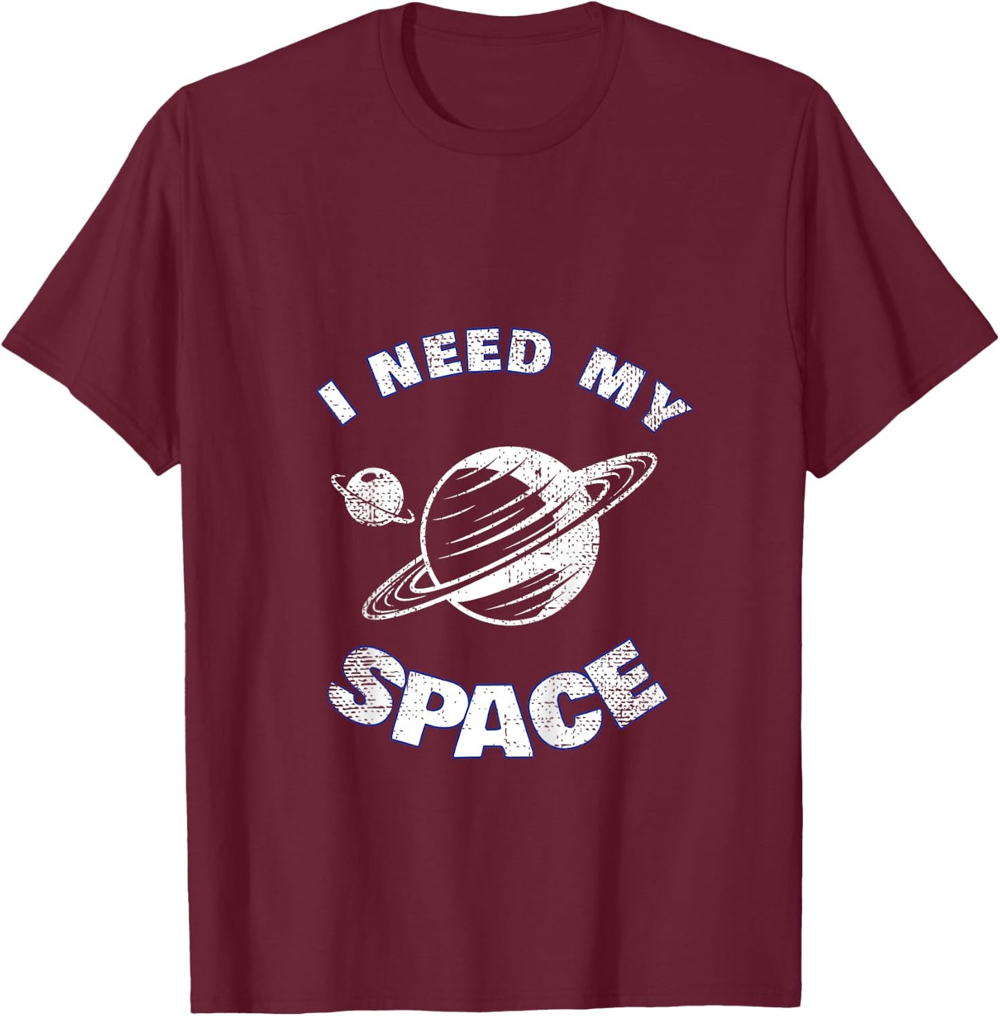 Kids Space Explorer I Need My Space Punny Space T-Shirt - T-Shirt | Maroon