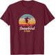Snowbird Skiing Utah Vintage Mountain Utah Ski Vacation T-Shirt - T-Shirt | Maroon