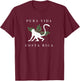 Costa Rica Monkey Pura Vida Souvenir T-Shirt - T-Shirt | Maroon