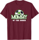Mommy of Rookie 1st Birthday Soccer Theme Matching Party T-Shirt - T-Shirt | Maroon