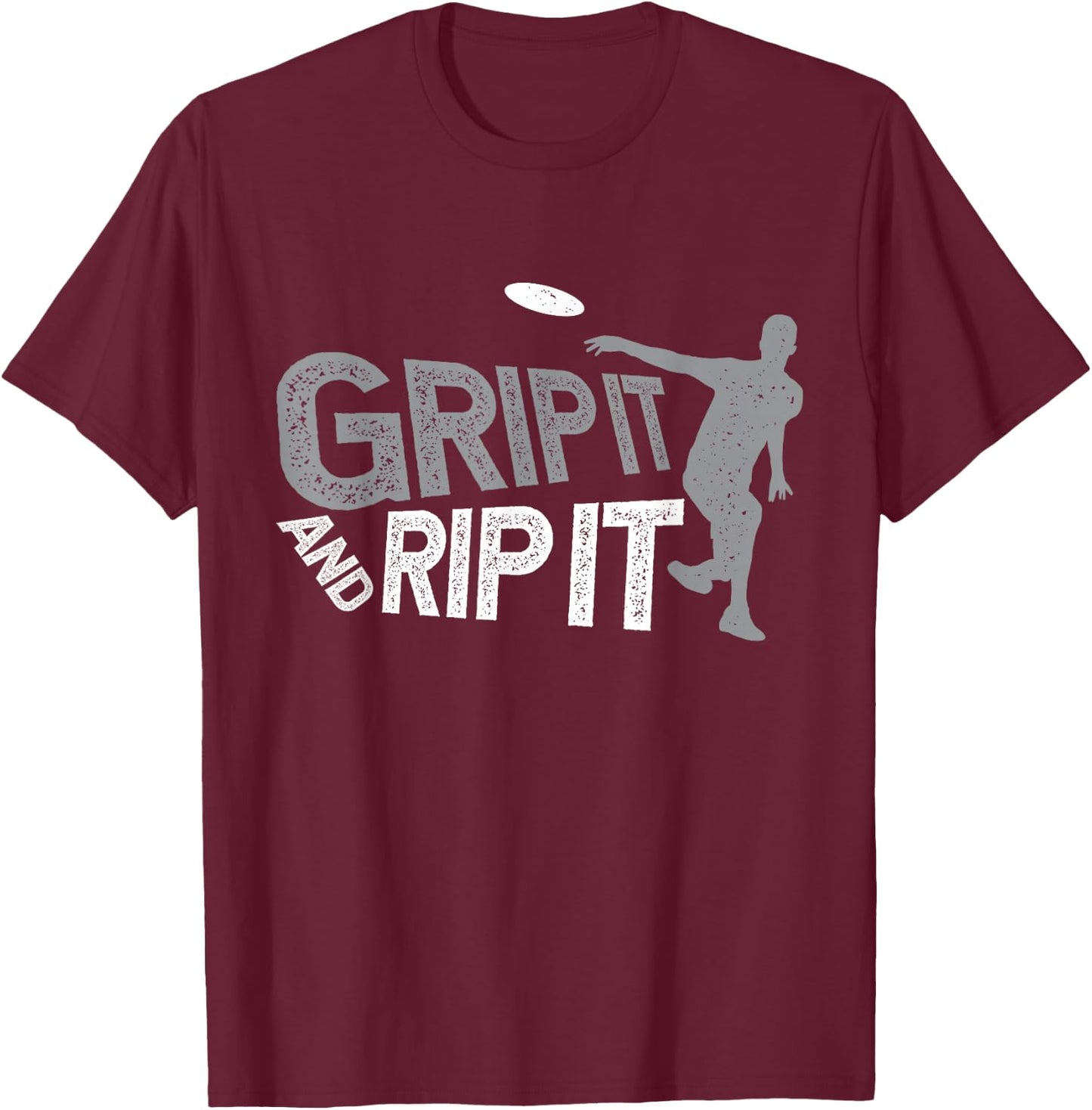 Frisbee Disc Golf Shirt for Disc Golfer T-Shirt - T-Shirt | Maroon