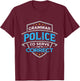 Grammar Police To Serve And Correct T-Shirt - T-Shirt | Maroon
