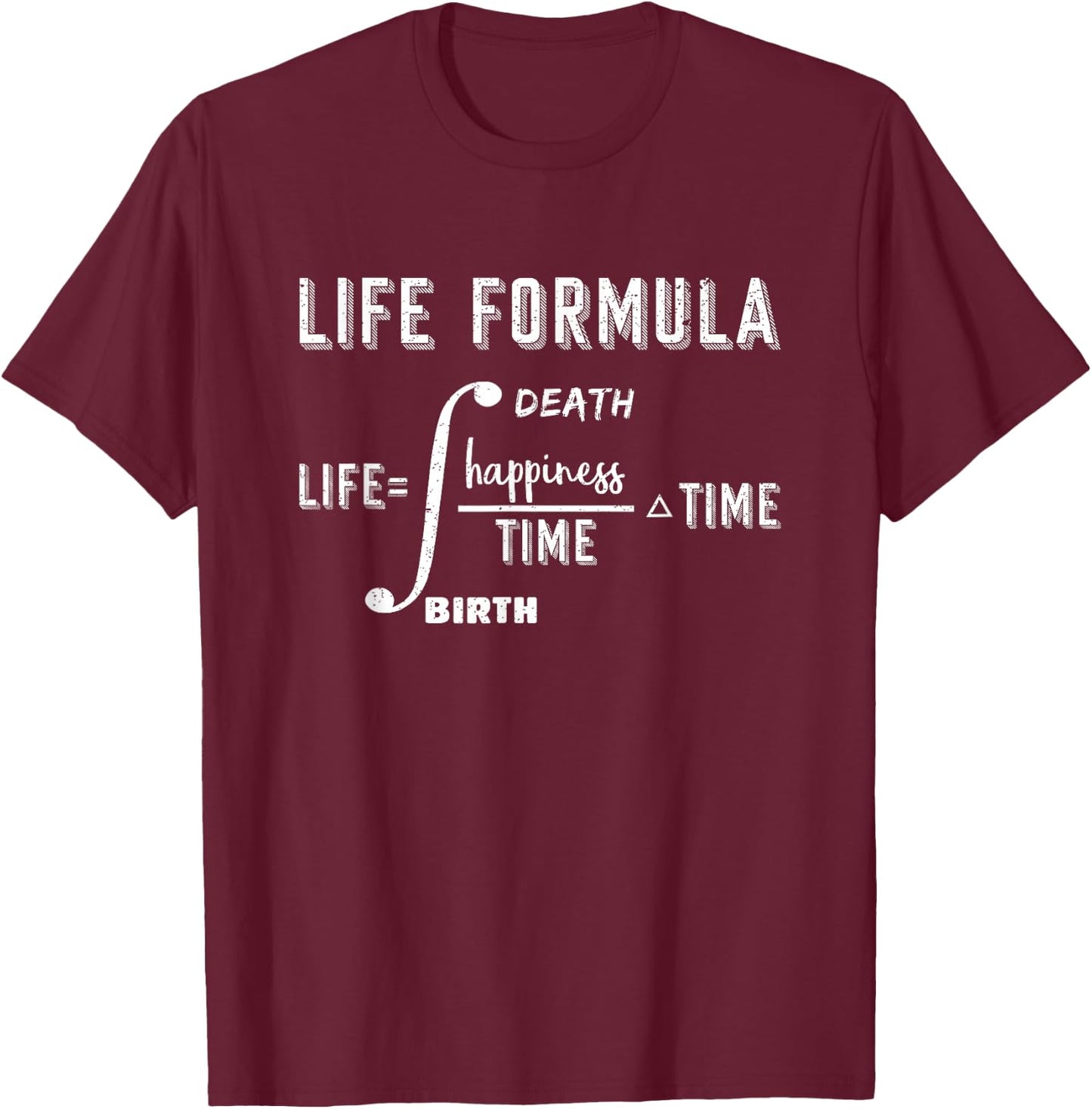 Physics Teacher Nerd Gift Funny Physicist T-Shirt - T-Shirt | Maroon