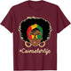 Counselor Life - African American Pride Career Counseling T-Shirt - T-Shirt | Maroon