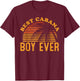 Best Cabana Boy Ever Sunset Palm Trees Funny Novelty T-Shirt - T-Shirt | Maroon