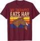 My Therapist Eats Hay Horse Riding Equestrian Men Women Kids T-Shirt - T-Shirt | Maroon