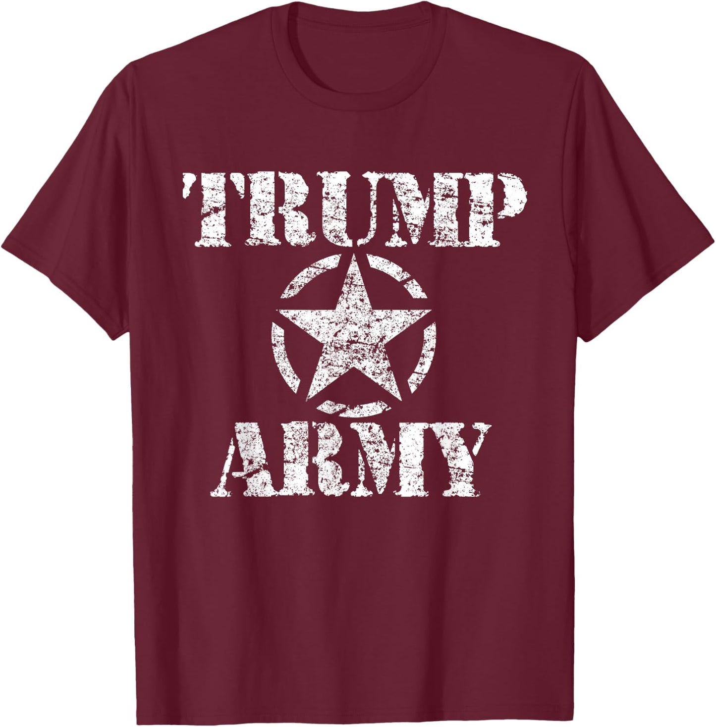 Trump is Tru 2020 - Trump For President Election - Men's Black Short Sleeve Classic Fit - Small T-Shirt - T-Shirt | Maroon
