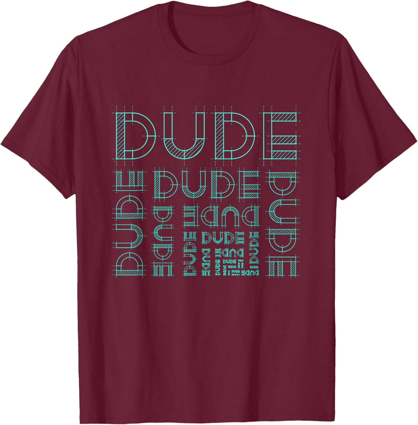 Perfect Dude Shirts Youth Boys Men Perfect Dude Shirt Dude T-Shirt - T-Shirt | Maroon
