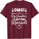 My Daughter is Getting Married Mom of The Bride Mom T-Shirt - T-Shirt | Maroon