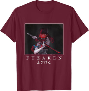Anime Girl Japanese Aesthetic anime Otaku T-Shirt - T-Shirt | Maroon
