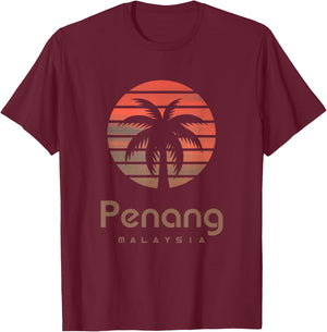 Malaysian Penang T-Shirt - T-Shirt | Maroon