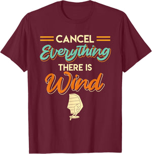 Wing Foil Wing Surf Wingfoiling Wingsurfing T-Shirt - T-Shirt | Maroon