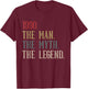 Vintage 1990 Cool 35 Year Old Bday 35th Birthday Men T-Shirt - T-Shirt | Maroon