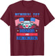 Memorial Day Nurse T-Shirt - T-Shirt | Maroon