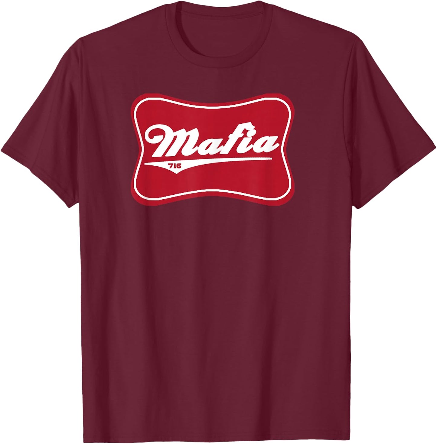 Mafia 716 T-Shirt - T-Shirt | Maroon