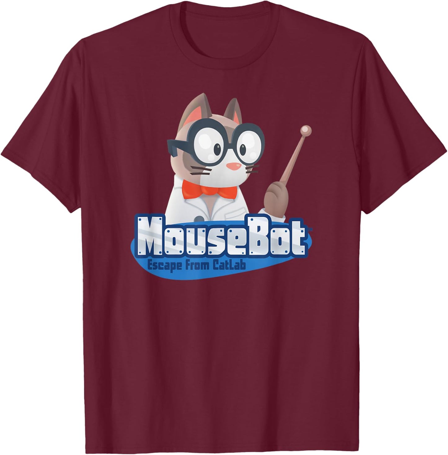 MouseBot - CatLab T-Shirt - T-Shirt | Maroon