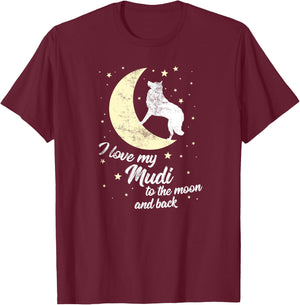 Mudi Dog Owner - Cute Dog Owner Gift Women T-Shirt - T-Shirt | Maroon