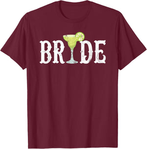 Cinco de Mayo Bride for Margarita Bachelorette Party T-Shirt - T-Shirt | Maroon