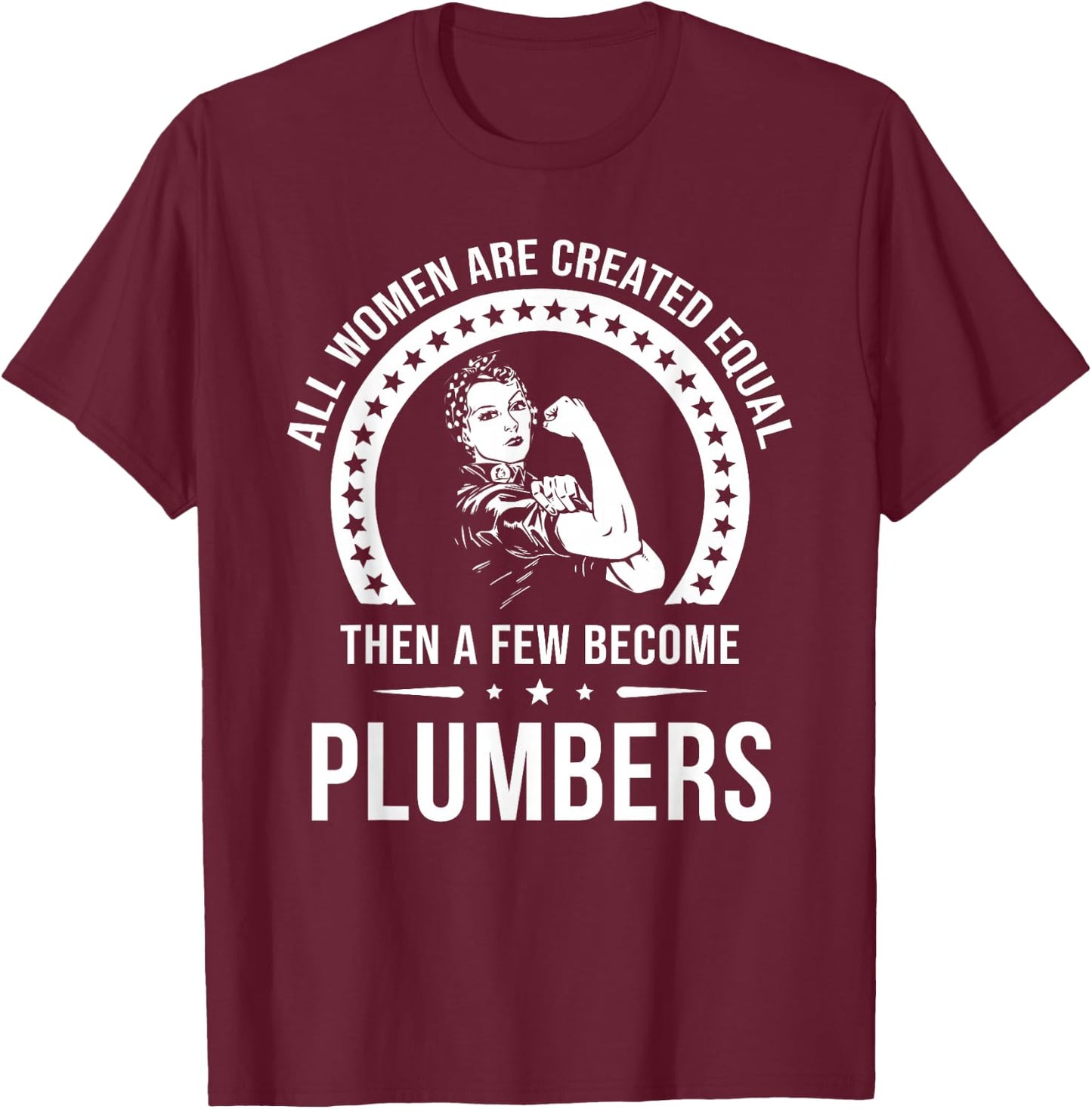Plumber Shirts | Plumber T-Shirt - T-Shirt | Maroon