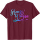 Groomswoman female groom attendant matching wedding T-Shirt - T-Shirt | Maroon