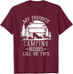 My Favorite Camping Buddies Call Me Papa Funny Family Father T-Shirt - T-Shirt | Maroon